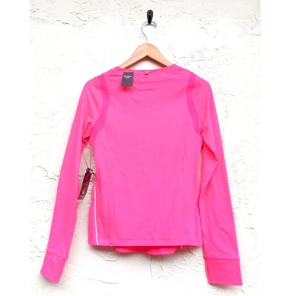 A&F Woman's Active Long Sleeve Tee in Pink (medium) - Picture 2 of 8